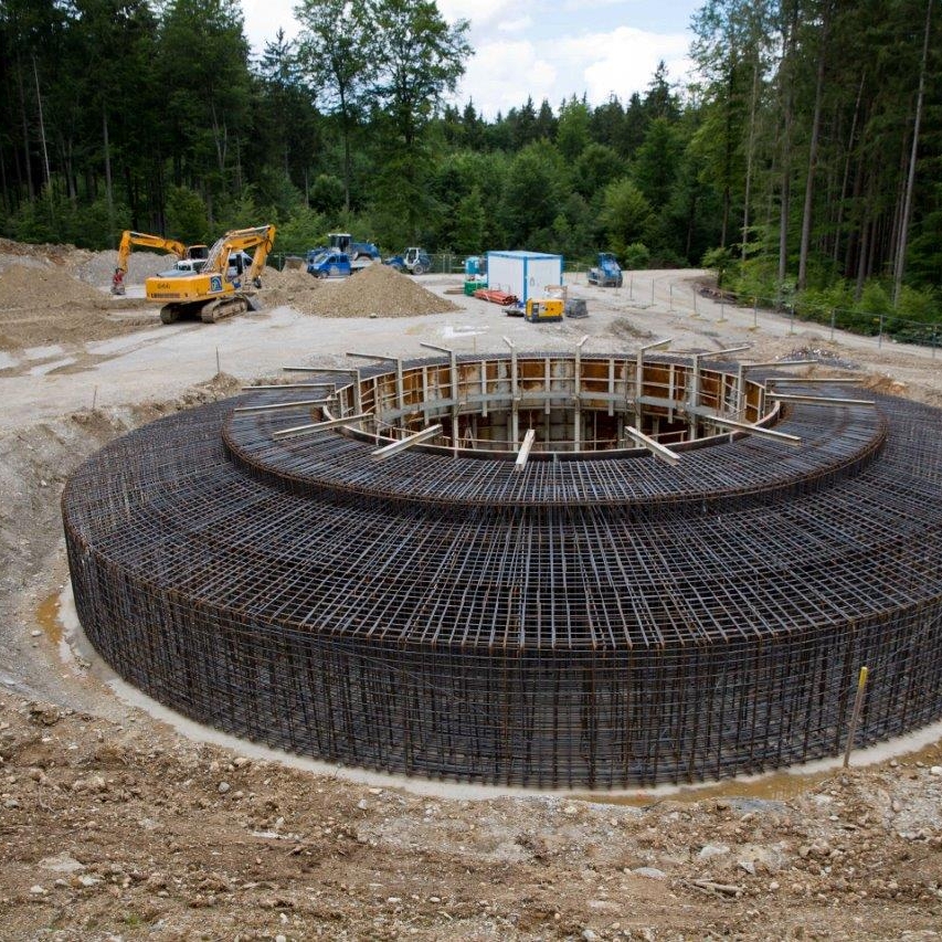 Fundamentbewehrung, Berg