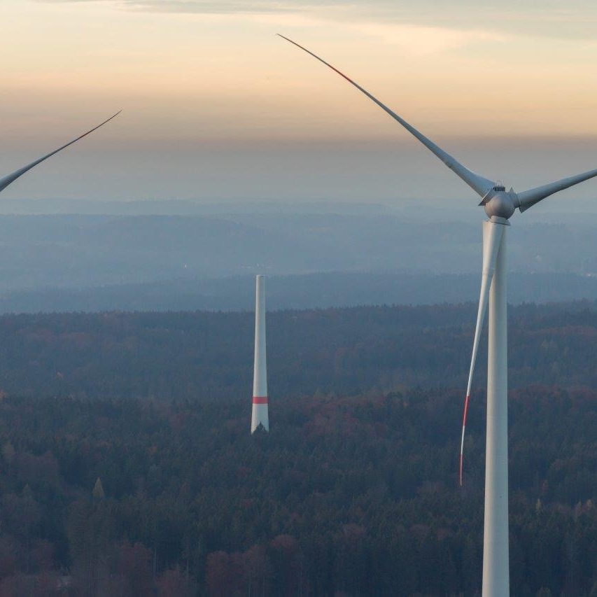Blick aus der Luft, Berg